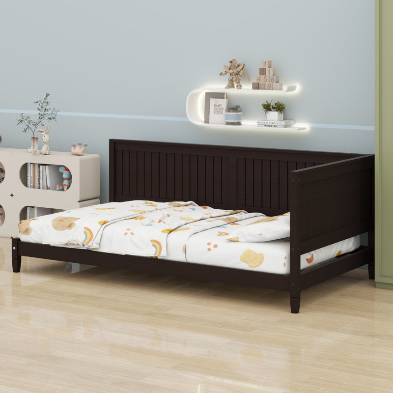 Wood Daybed/Sofa Bed, Twin, Espresso