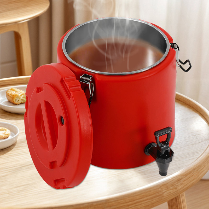Distributeur de boissons isotherme 2,64 gallons chaud et froid avec robinet, H 12 po x l 11 po x P 11 po
