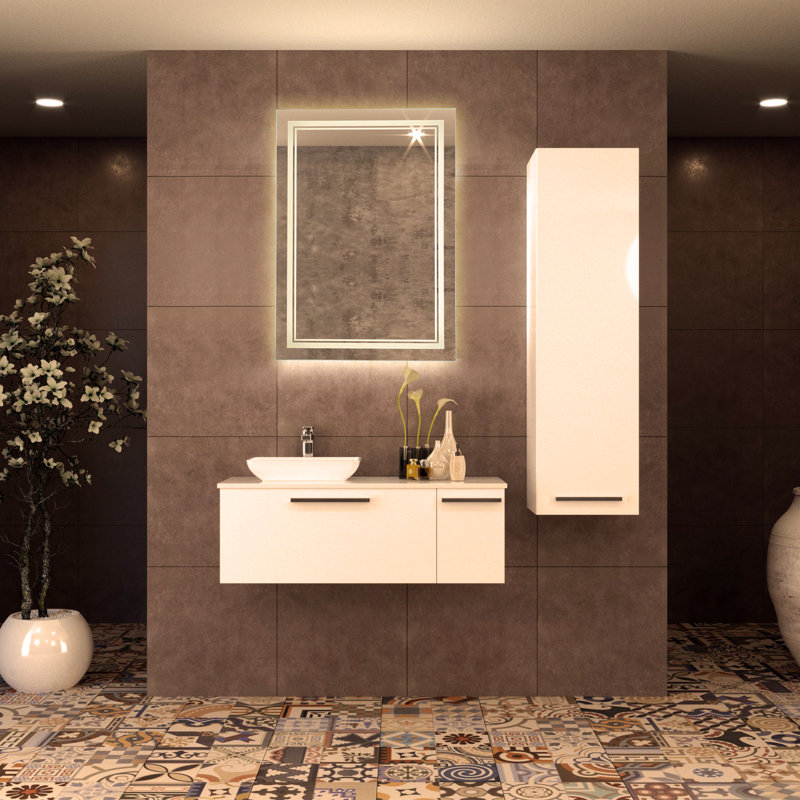 Miroir mural Juwanda, 27,5 po x 19,75 po