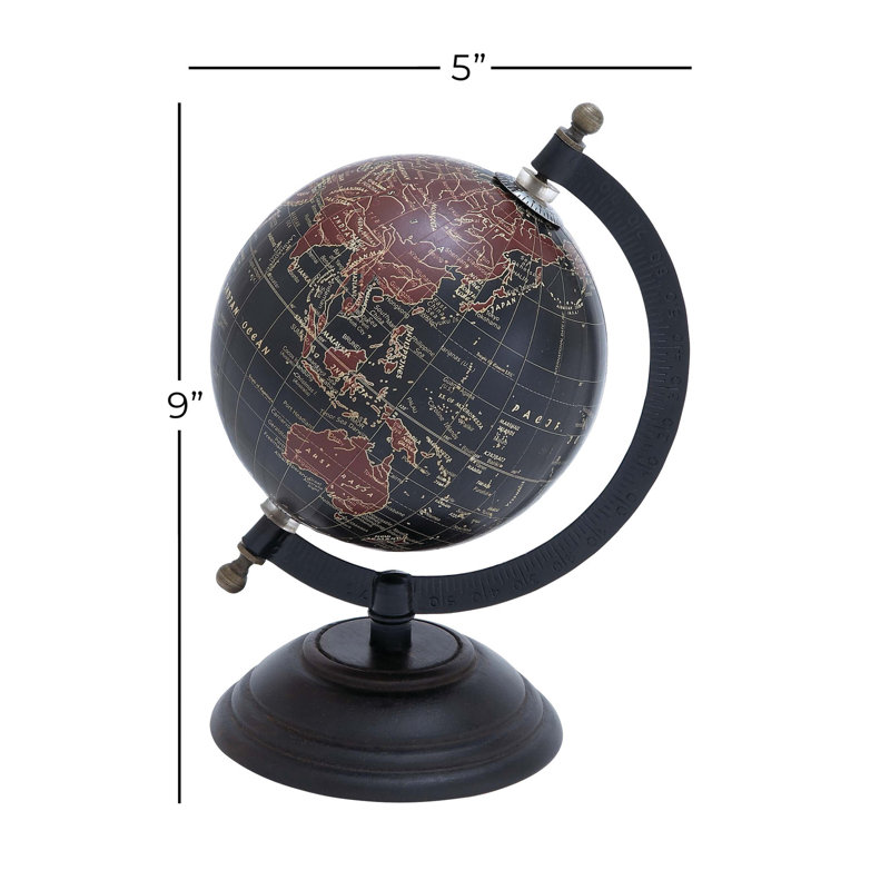 Tabletop Globe, Black