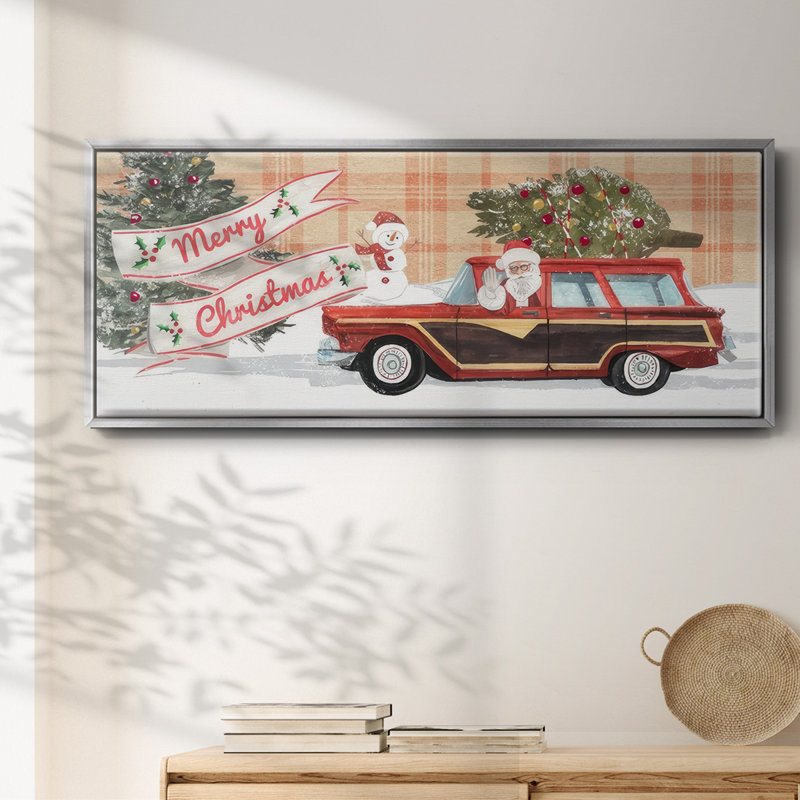 Christmas Roadtrip - toile encadrée, H 8 po x l 20 po