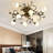 Glass Semi Flush Mount