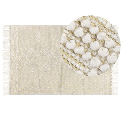 Gaspah Geometric Hand Woven 160cm X 230cm Area Rug