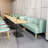 Meshell Faux Leather Upholstered Bench