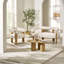 Destyny Boucle Upholstered Bench