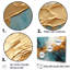 «Gold Turquoise Desert Mirage Spiral I» sur toile-1687249303-1687249306