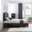 Hampton  Wingback Bed, Linen-108856401-108856405