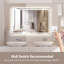 Naliyah LED Bathroom Mirror, Dimmable Vanity Mirror Anti-Fog Wall Mounted With Lights-1279264226