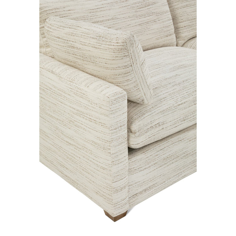 Sylvie Sectional, White Boucle