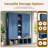 Farmhouse 4-in-1 Hall Tree with 6 Hooks, Storage Bench, and Shoe Cabinet for Entryway, Living Room-31717779