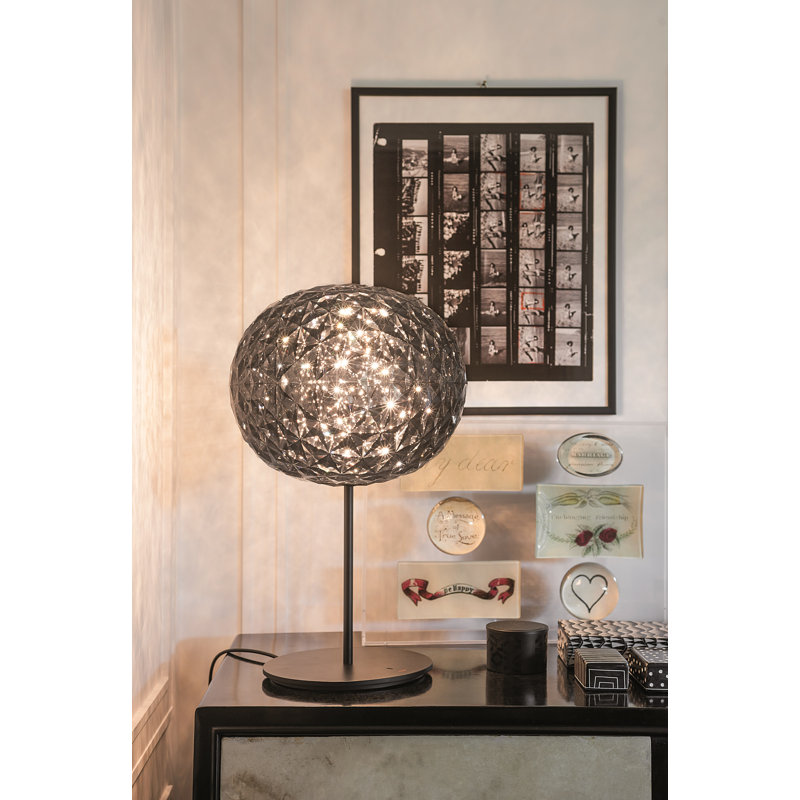 Planet Metal Table Lamp, Smoke