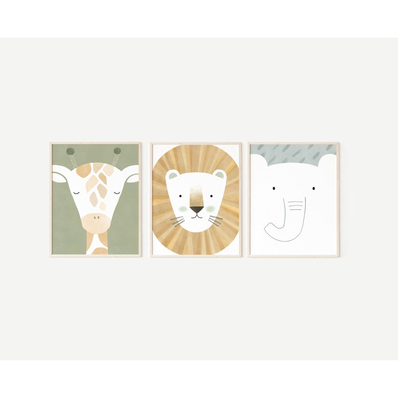 Ensemble d'impression sur papier Safari - impressions sans cadre, L 14 po x H 18 po