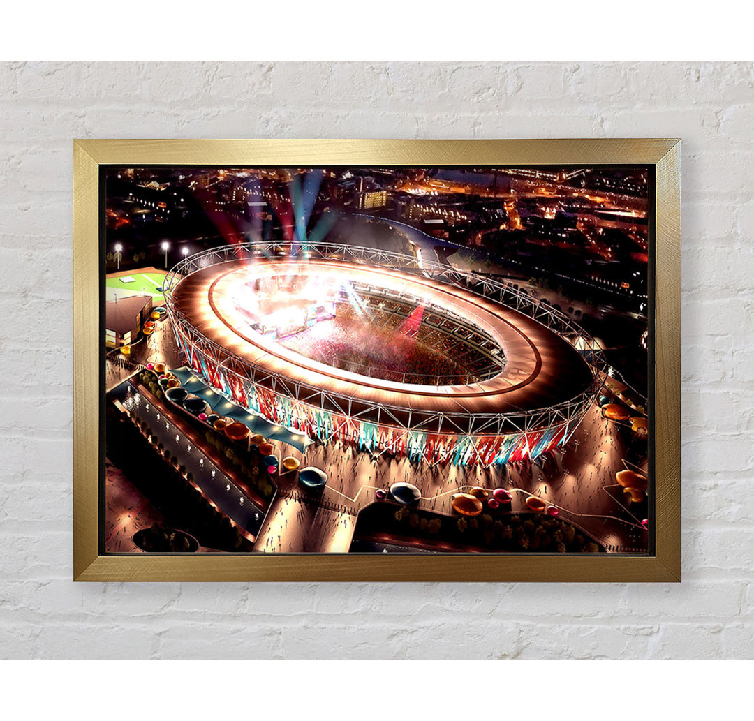 Olympiastadion London 2012 - Einzelne Bilderrahmen Kunstdrucke