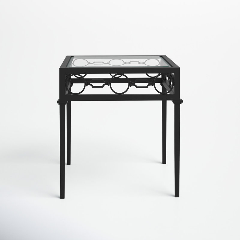Bellmore Glass Side Table