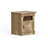 Special Design End Table with 1 Cabinet - Rectangular Wood Top , Smooth Finish – Classic Bedside Table