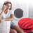 Faux Fur Floor Circular Pillow Cover & Insert-87772010