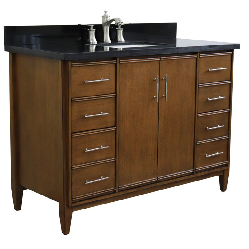 Ensemble de meuble-lavabo simple 49 po Harvell, Noir