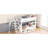 Space Saving White Bunk Bed With Storage: Staircase, Bedside Table, 3 Drawers - Build Quality Storage Facilities: & Functional-1894730117
