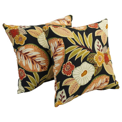 Ertem Outdoor Floral Pillow Cover & Insert