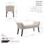 Velvet Upholstered Bench-269418007