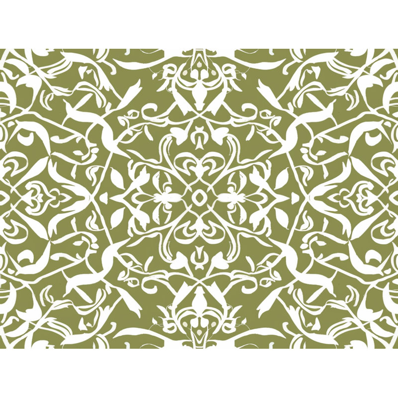 Illustration de rideaux floraux à motif botanique - 2 panneaux, L 40 po x L 84 po