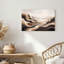 «Wavy Layered Hills in Earth Tones and sépia Sky», art mural sur toile-536694915