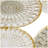 Multi-Colored Geometric Metal Discs Wall Decor
