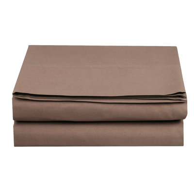 Luxury Hospitality Percale Microfiber Fitted Sheet – Soft, Hypoallergenic, and Wrinkle-Free