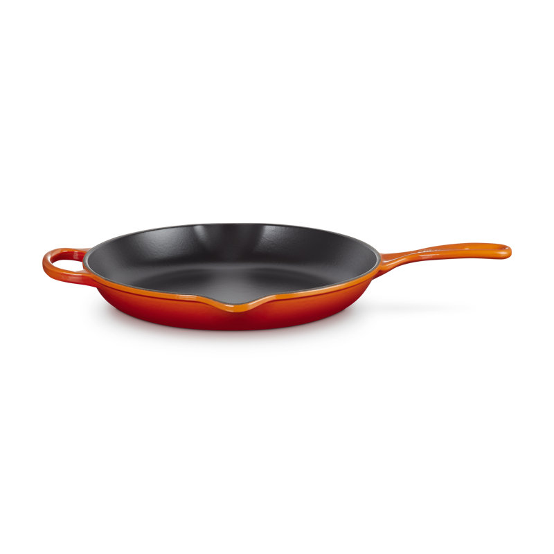 Le Creuset Enameled Cast Iron Skillet, Flame
