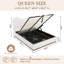 Lit plateforme tapissier Willma-129871072