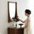 Rectangle Solid wood Wall Mirror