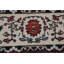 Tapis oriental en laine Kashan Mohtasham noué à la main 5 x 7
