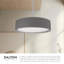 Luminaire suspendu simple à DEL 1 lumière Dalton-64112603-64112609