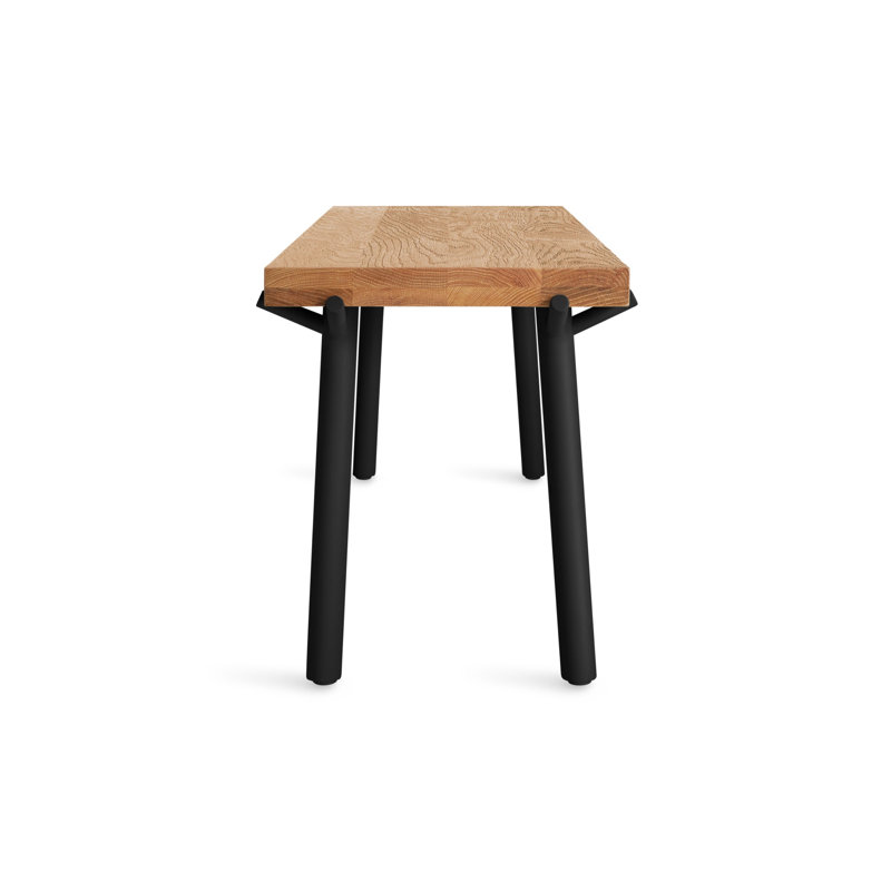 Branch Dining Bench, Black, Oak