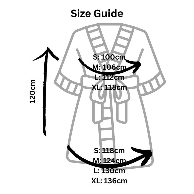 Above Knee Bathrobe with Pockets and Hood, M