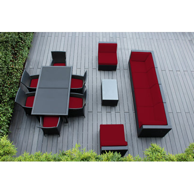 Pavior 12 - Person Patio Conversation Set with Cushions