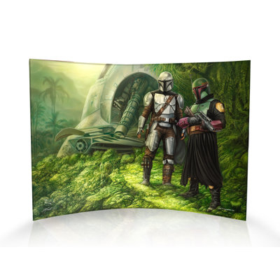 Star Wars (The Mandalorian - Brothers In Arms) Curved Acrylic Print