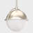 1-Light Single Globe Dimmable Pendant Light