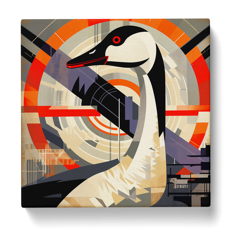 Goose Constructivism - No Frame Print, 50cm H x 50cm W x 3cm D