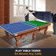 Plateau de conversion de tennis de table pliable et portable de 8 pi de taille moyenne pour jeux d'intérieur, installation et rangement faciles-121089832-121089831