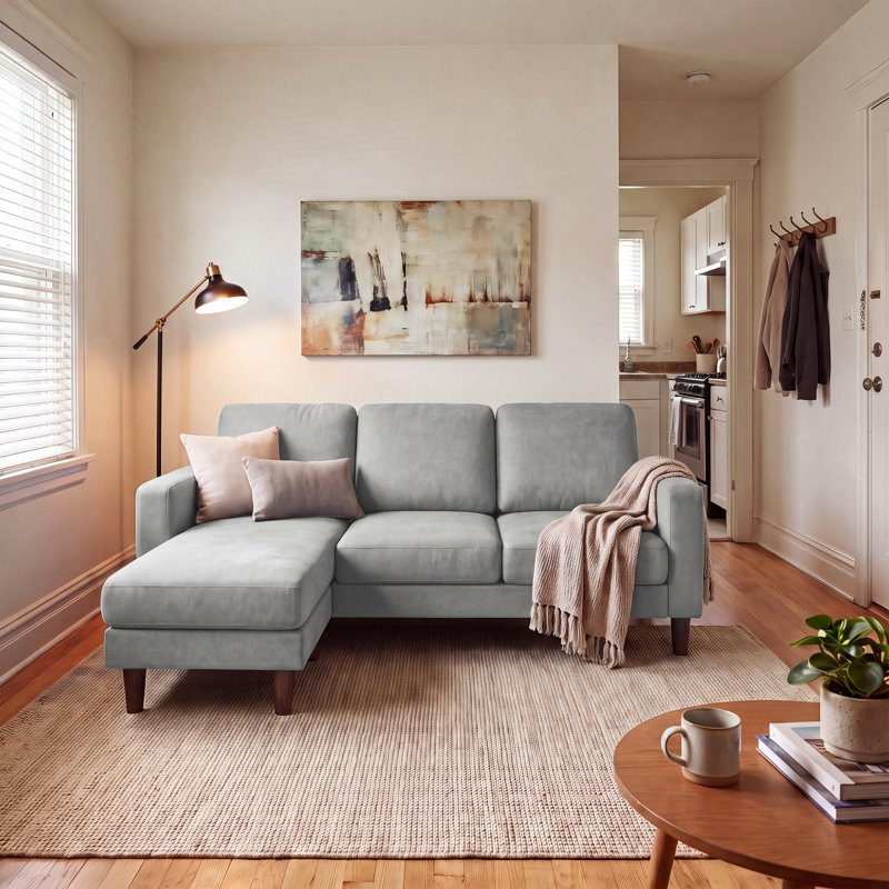Canapé modulaire Aretina, Gris clair