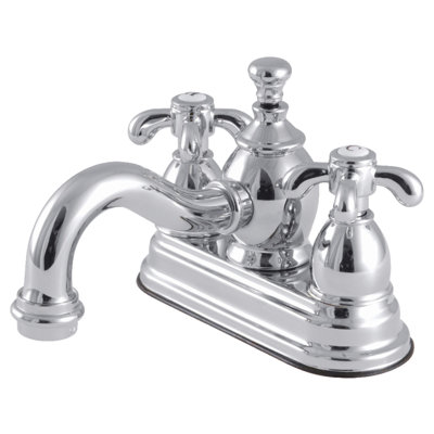 Robinet de salle de bain central à avec ensemble de drain bain French Country
