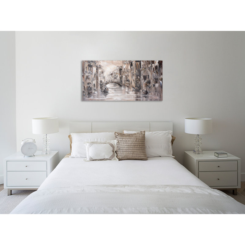 "Drifting In Mystery_2X1. Tif", toile tendue par Isabella Karolewicz, H 24 po x l 48 po x P 1,5 po