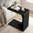 C-Shaped End Table, Wood Side Table Nightstand