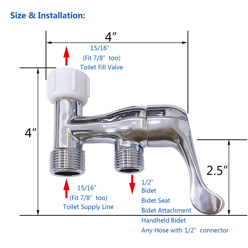 Bidet à main