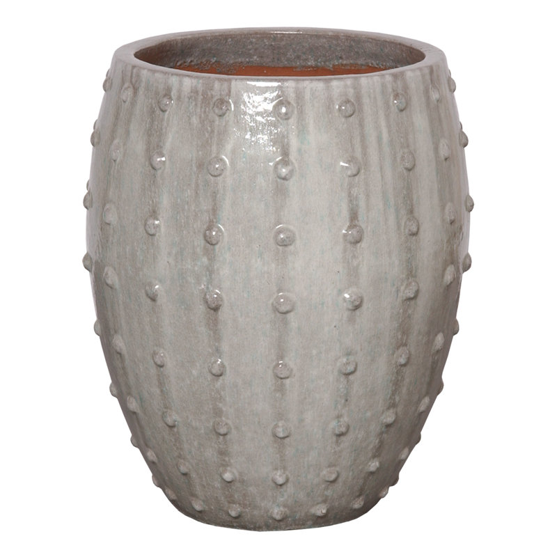 Handmade Ceramic Pot Planter, 18" H x 14" W x 14" D