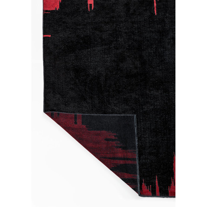 Rapture Abstract Area Rug, Rectangle 7'10" x 11'2"