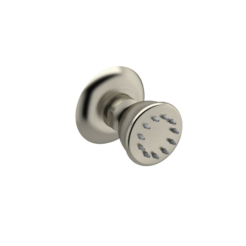 Riobel Single Function Body Spray, Brushed Nickel