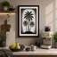 Three Palms Tropical 1 Piece Wrapped Canvas Wall Art-613182489-613182483