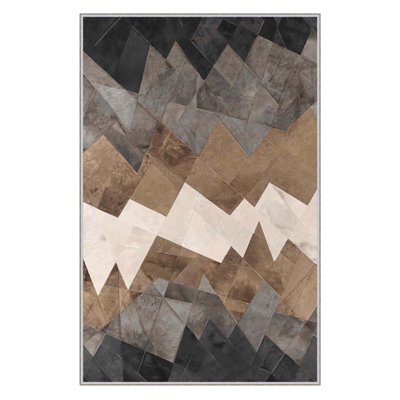 Premium Hall Carpet, 2.6 x 4.9 Feet, 100% Polyester, 650 gr/m² | Antibacterial, Non-Slip PVC Dot Underside, 0.3 in Pile Height | Machine Washable, 3D Digital Print, Durable & Stylish for Home Décor